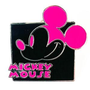 2012 Mickey Mouse Expressions Series Smiling Pink Disney Trading Pin